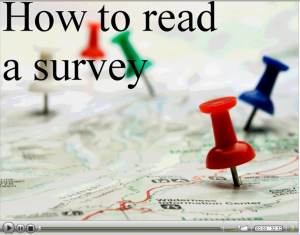 how to read a survey, real estate, property description